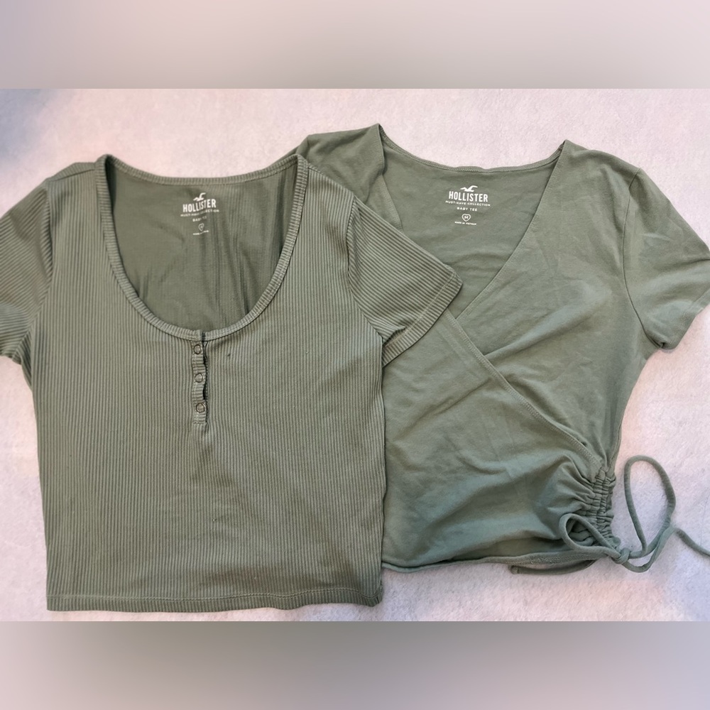 Hollister Women’s Green Shirt Pack (Size M)